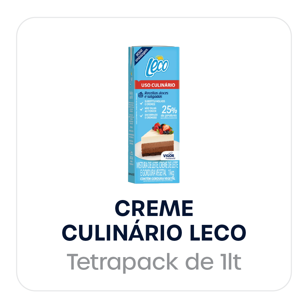 Creme Culinário Leco