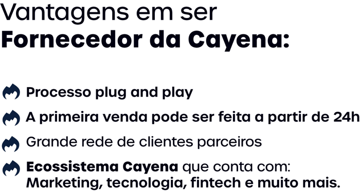 vantagens fornecedor